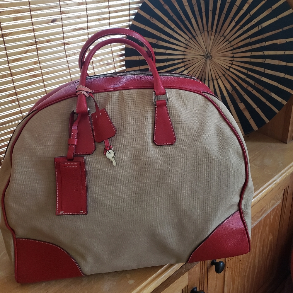 Rare Find Prada travel/weekender bag